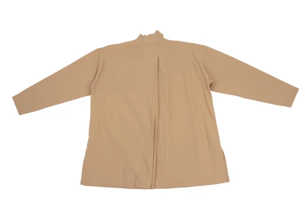 ISSEY MIYAKE PERMANENTE Turn-up Design Stand-collar Blouse K-173525_012