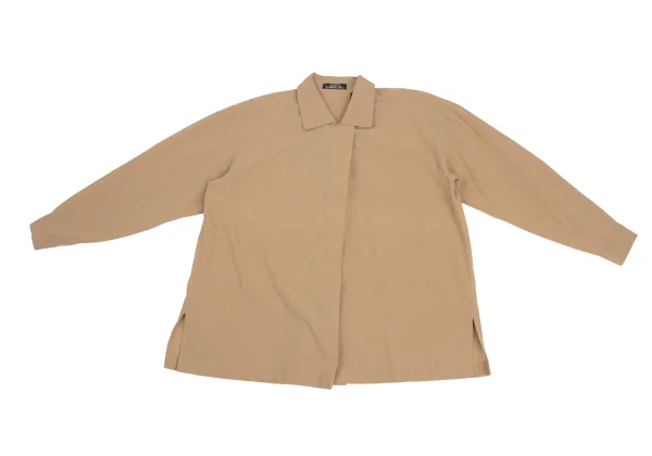 ISSEY MIYAKE PERMANENTE Turn-up Design Blouse K-173526_002