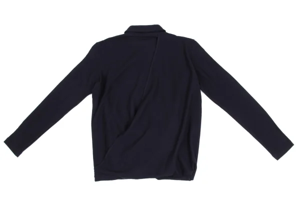 ISSEY MIYAKE PERMANENTE Wool Wrap Design Top K-173527_010