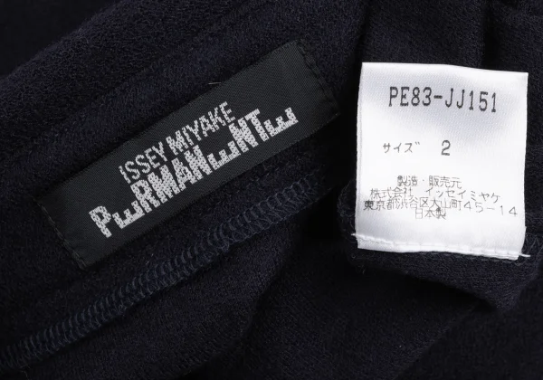 ISSEY MIYAKE PERMANENTE Wool Wrap Design Top K-173527_013
