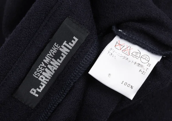 ISSEY MIYAKE PERMANENTE Wool Wrap Design Top K-173527_014