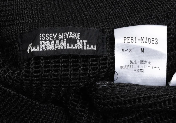ISSEY MIYAKE PERMANENTE Linen Mesh Knit K-173529_011