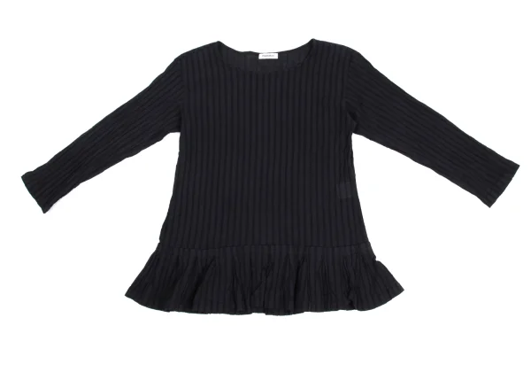 Plantation Hem Switching Wrinkled Top K-173533_002