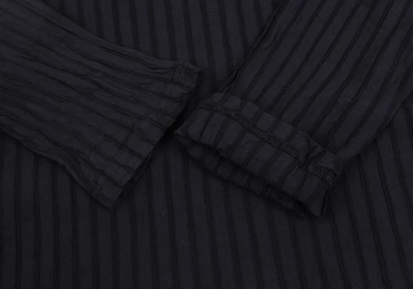 Plantation Hem Switching Wrinkled Top K-173533_005