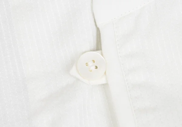 Plantation Stitch Design Band-collar Double-breasted Jacket K-173536_008