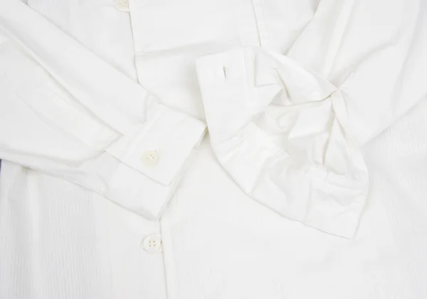 Plantation Stitch Design Band-collar Double-breasted Jacket K-173536_011