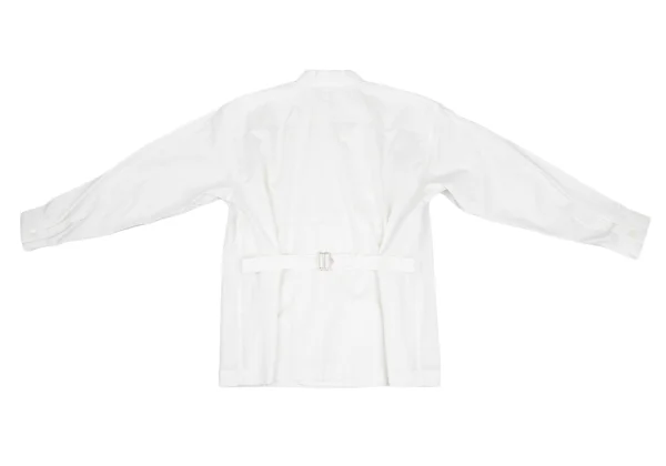 Plantation Stitch Design Band-collar Double-breasted Jacket K-173536_015