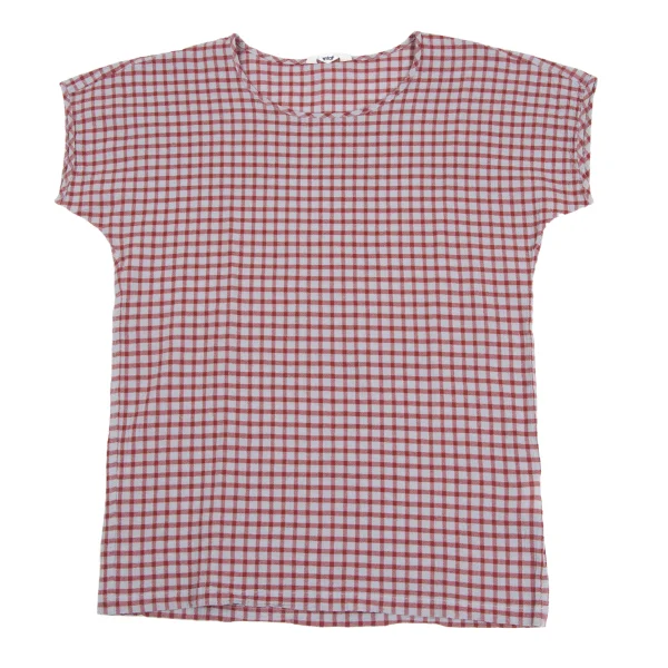 Plantation Check Weave T-shirt & Pants K-173542_003