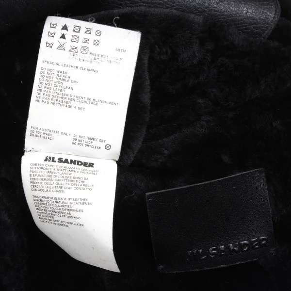 JIL SANDER Detachable Hood Shearling Coat K-173543_020