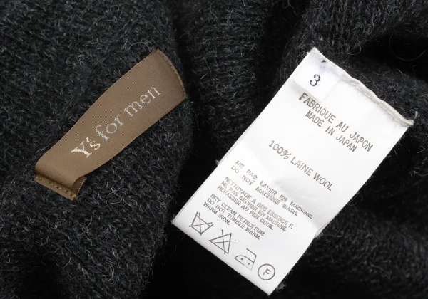 Y's for men Wool Knit Jacket K-173546_015