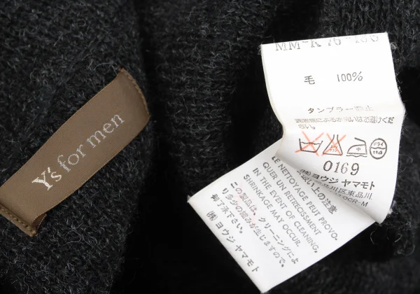 Y's for men Wool Knit Jacket K-173546_016