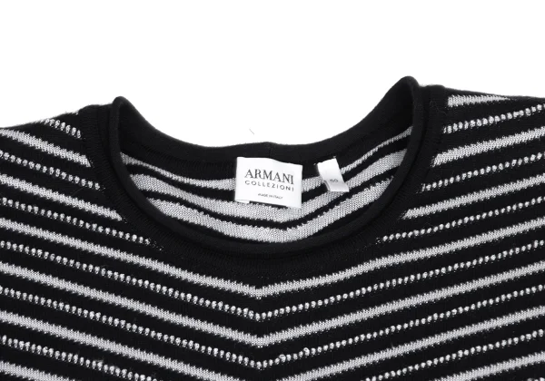 ARMANI COLLEZIONI Bias Stripe Reversible Knit Top K-173551_003