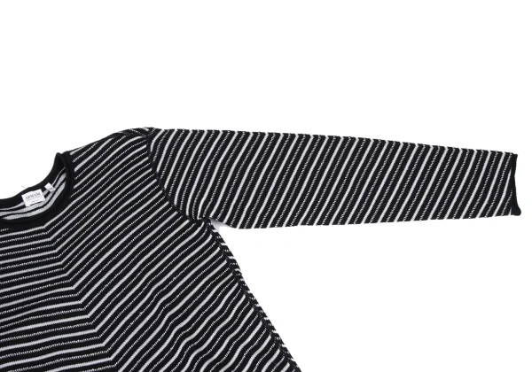 ARMANI COLLEZIONI Bias Stripe Reversible Knit Top K-173551_004