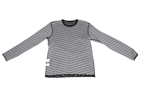 ARMANI COLLEZIONI Bias Stripe Reversible Knit Top K-173551_008