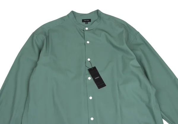 JOSEPH HOMME Cotton Band Collar Shirt K-173553_002