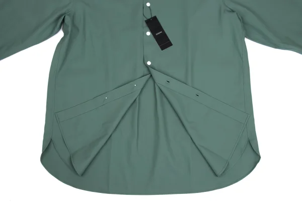 JOSEPH HOMME Cotton Band Collar Shirt K-173553_008