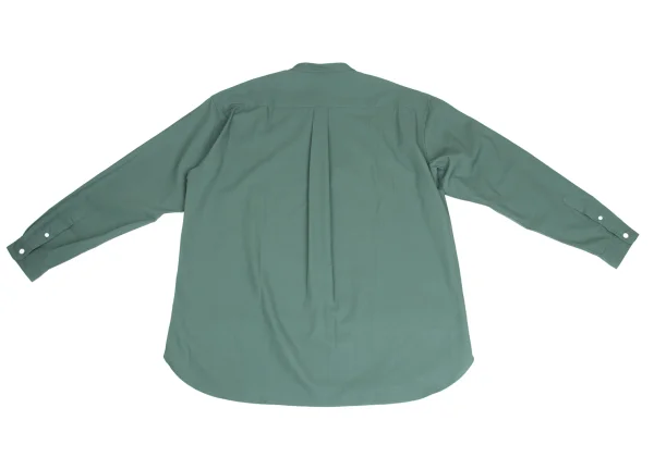 JOSEPH HOMME Cotton Band Collar Shirt K-173553_009