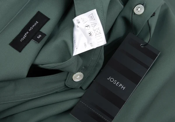 JOSEPH HOMME Cotton Band Collar Shirt K-173553_012