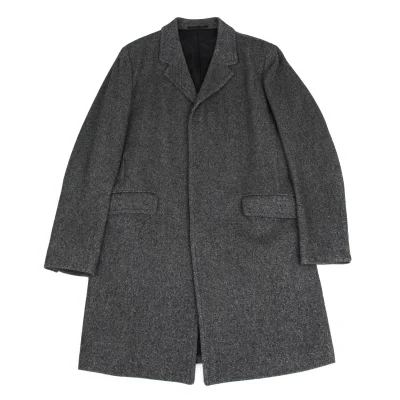 Theory Wool Poly Kersey Chesterfield Coat
