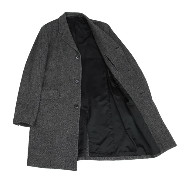 Theory Wool Poly Kersey Chesterfield Coat K-173555_009