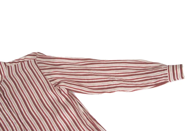 Max Mara Linen Silk Pull Over Stripe SHirt Dress K-173557_006
