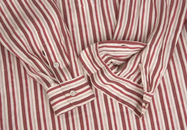 Max Mara Linen Silk Pull Over Stripe SHirt Dress K-173557_007