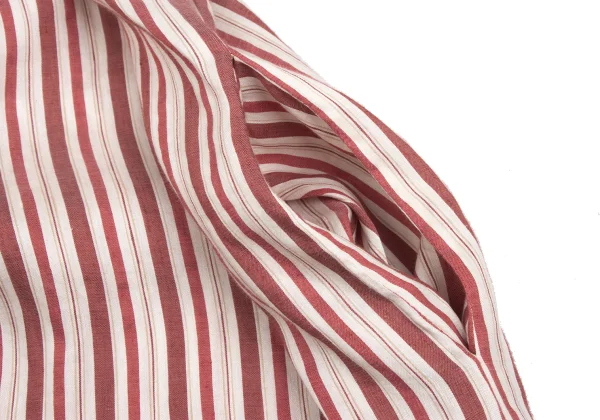 Max Mara Linen Silk Pull Over Stripe SHirt Dress K-173557_009
