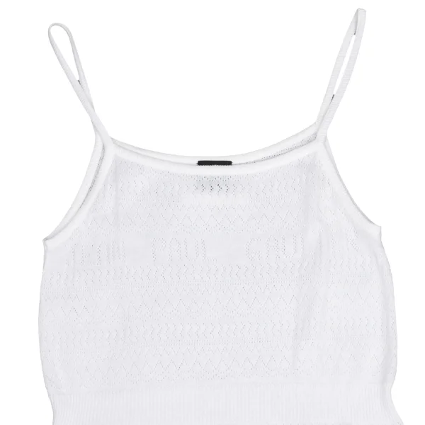 Jean Paul GAULTIER FEMME Logo Woven Cami Top K-173561_003