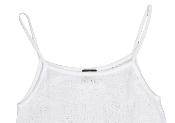 Jean Paul GAULTIER FEMME Logo Woven Cami Top K-173561_004