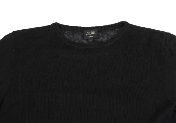 Jean Paul GAULTIER FEMME Cropped Knit Top K-173562_003