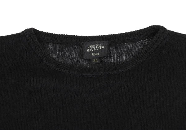 Jean Paul GAULTIER FEMME Cropped Knit Top K-173562_004