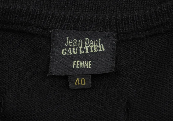 Jean Paul GAULTIER FEMME Cropped Knit Top K-173562_013