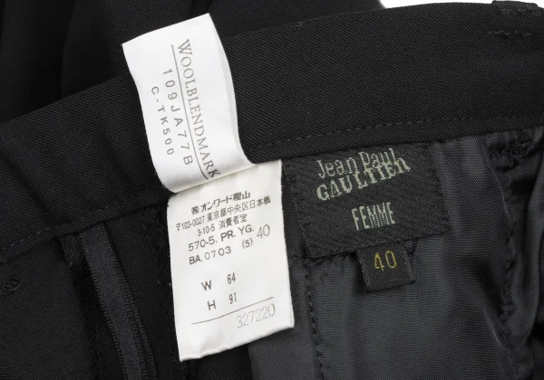 Jean Paul GAULTIER FEMME Tape Design Pants K-173567_012