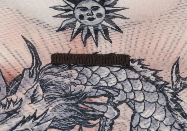 Jean Paul GAULTIER HOMME Tattoo Printed Mesh Top K-173568_014