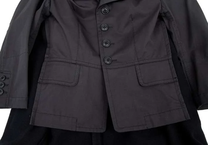 コムデギャルソンCOMME des GARCONS 異素材レイヤードデザイン