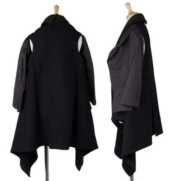 コムデギャルソンCOMME des GARCONS 異素材レイヤードデザイン