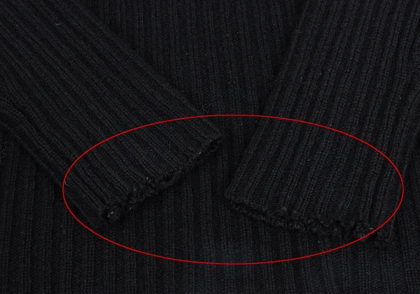 Jean Paul GAULTIER CLASSIQUE Wool Turtleneck Rib Knit Sweater K-173572_006