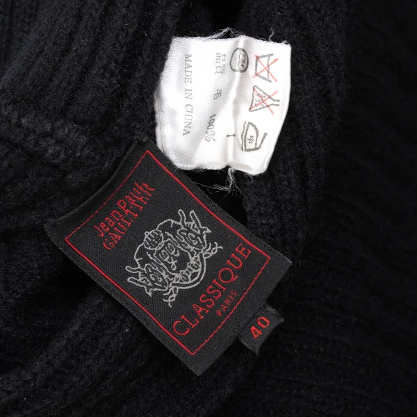 Jean Paul GAULTIER CLASSIQUE Wool Turtleneck Rib Knit Sweater K-173572_016