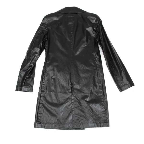 Jean Paul GAULTIER CLASSIQUE Coated Cotton Anchor Buttons Coat K-173574_015