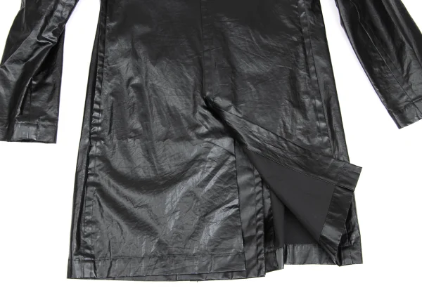 Jean Paul GAULTIER CLASSIQUE Coated Cotton Anchor Buttons Coat K-173574_016