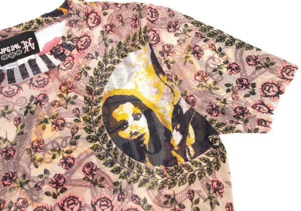 JPG by GAULTIER Collage Print Mesh T-shirt K-173575_005