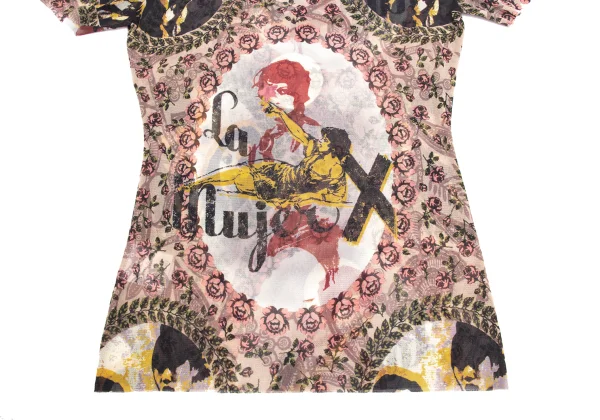 JPG by GAULTIER Collage Print Mesh T-shirt K-173575_008