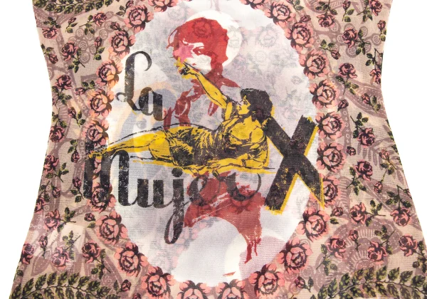 JPG by GAULTIER Collage Print Mesh T-shirt K-173575_009
