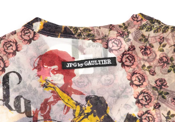 JPG by GAULTIER Collage Print Mesh T-shirt K-173575_015