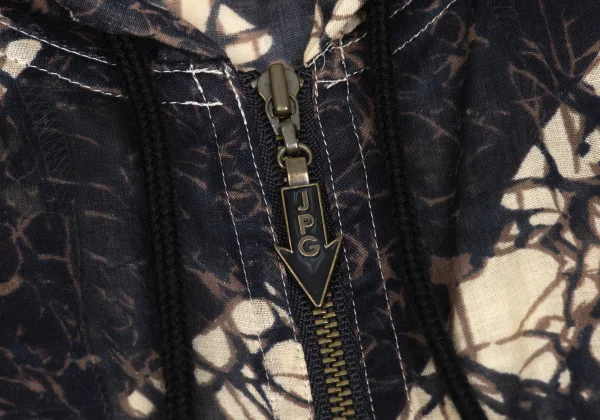 JPG by GAULTIER Print Hooded Zip Vest K-173576_005