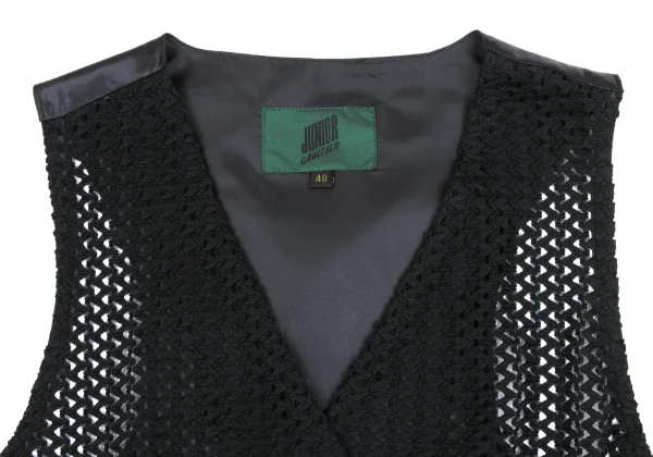 JUNIOR GAULTIER Zigzag Weave Vest K-173580_003