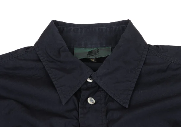 JUNIOR GAULTIER Cotton Front Gather Shirt K-173581_004