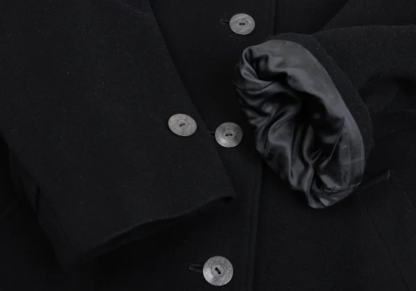 JUNIOR GAULTIER Melton Wool Belted Coat K-173582_007