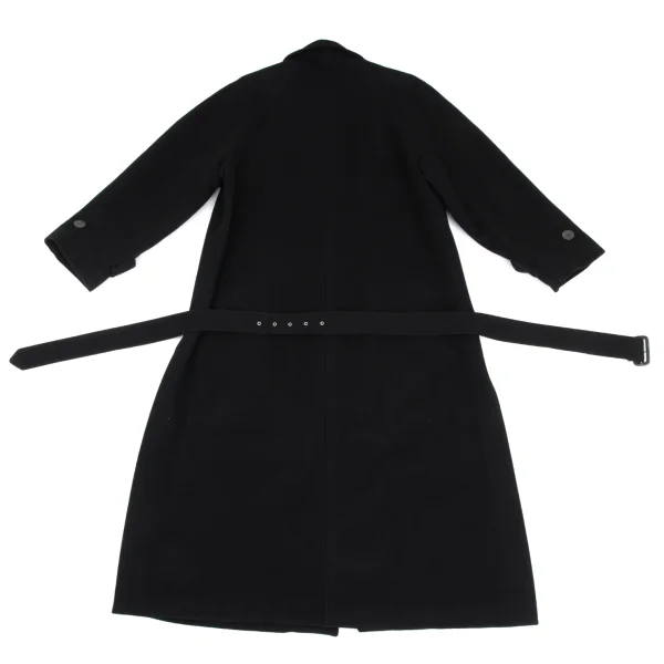 JUNIOR GAULTIER Melton Wool Belted Coat K-173582_014