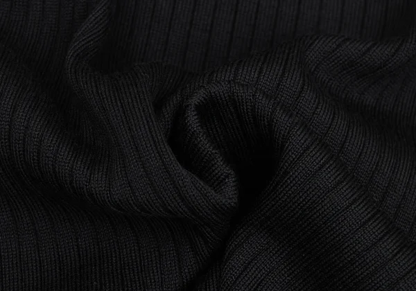 Unbranded Wool Skipper Rib Knit Polo Shirt K-173583_013